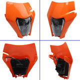 Plaque pour phare LED KTM LC4 600 / 620 / 640 - LE PRATIQUE DU MOTARD