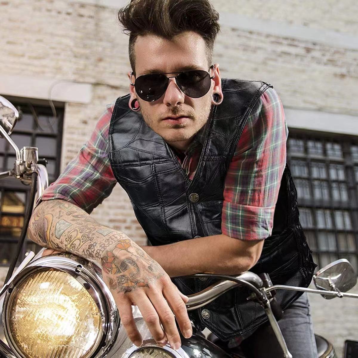 Gilet Biker "Mother Road" : L'Esprit de la Route 66 - LE PRATIQUE DU MOTARD