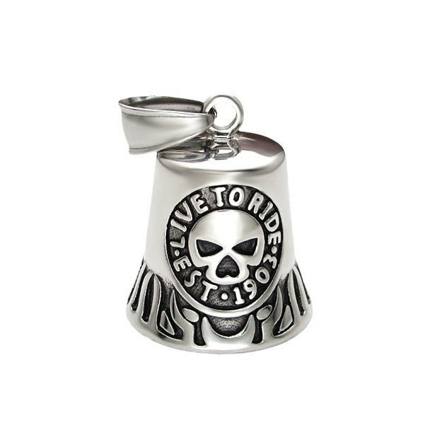 Cloche de moto unique "RIDE TO LIVE - LIVE TO RIDE" - LE PRATIQUE DU MOTARD