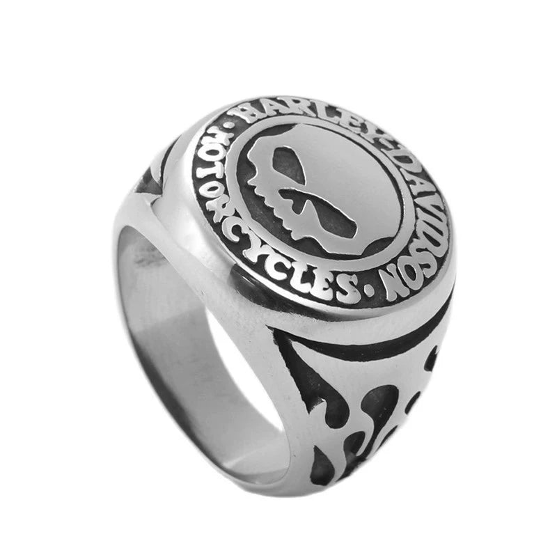 Bague Biker Harley - SkullHD™ - LE PRATIQUE DU MOTARD