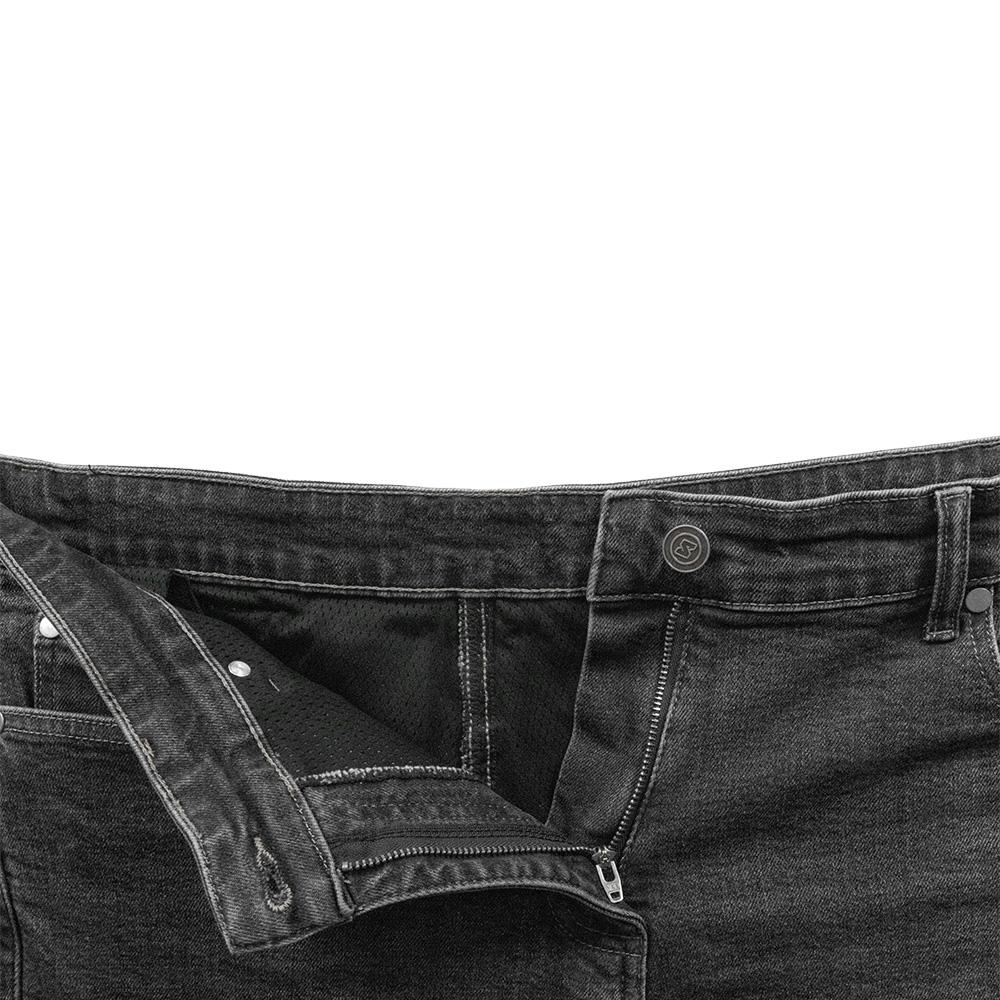 Jean Moto Homme Homologué AA — Coques Genoux et Hanches Incluses — ceinture et braguette