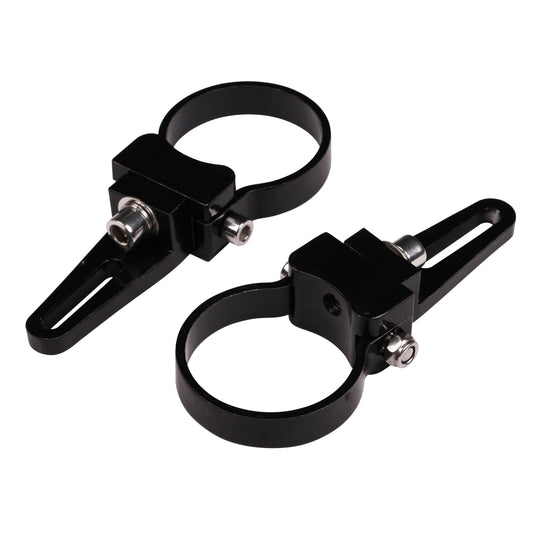 Fixation projecteur LED 51mm collier aluminium moto quad
