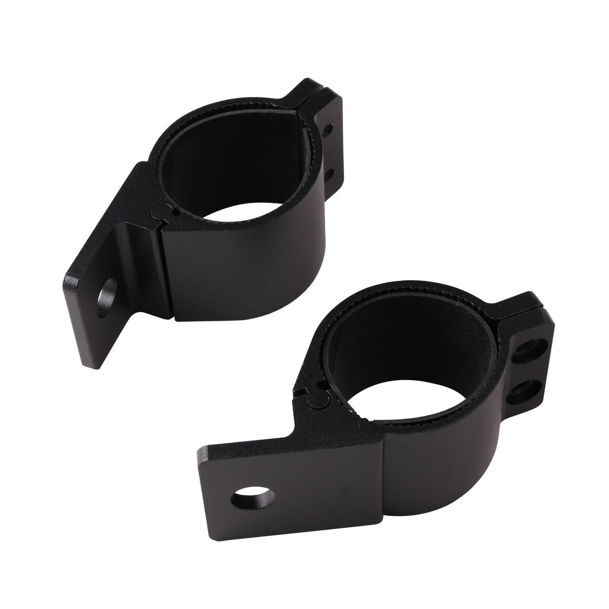 Fixation projecteur LED 54mm collier aluminium moto quad