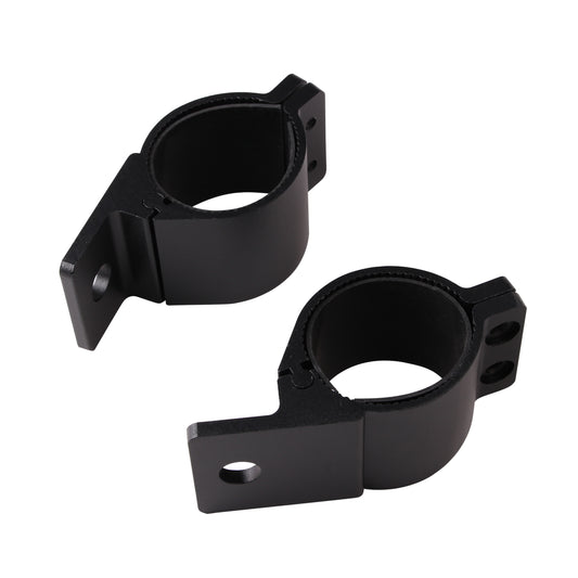 Fixation projecteur LED 54mm collier aluminium moto quad