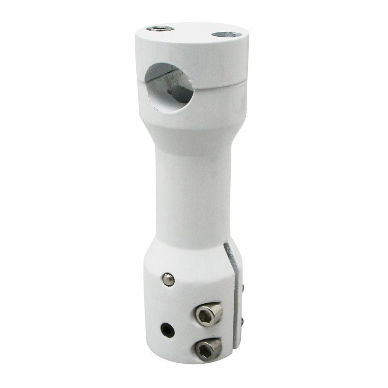 Potence scoot replay pour mbk 50 booster/yamaha 50 bws alu blanc