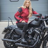 Pantalon Moto Femme Taille Haute  SKADI™— Homologué CE Niveau2