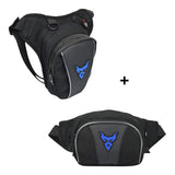 Sacoche de jambe  +  Sac banane motard multifonction