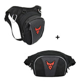 Sacoche de jambe  +  Sac banane motard multifonction