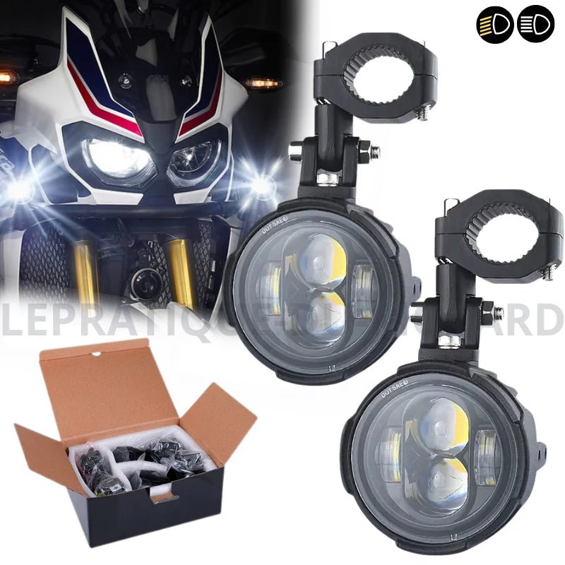 Phare LED longue portée puissant - 100W - 12000LM | XR130 - LE PRATIQUE DU MOTARD