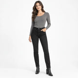Jean Moto Femme Homologué AA — Coques Genoux et Hanches Incluses