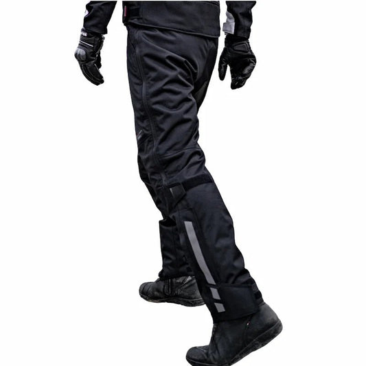 Surpantalon Moto Hiver | All Road Pro™ - Noir /Beige - LE PRATIQUE DU MOTARD