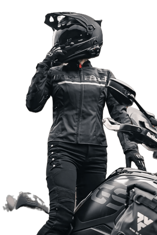 Pantalon Moto Femme Kevlar & Imperméable | RIDERIA™ - LE PRATIQUE DU MOTARD