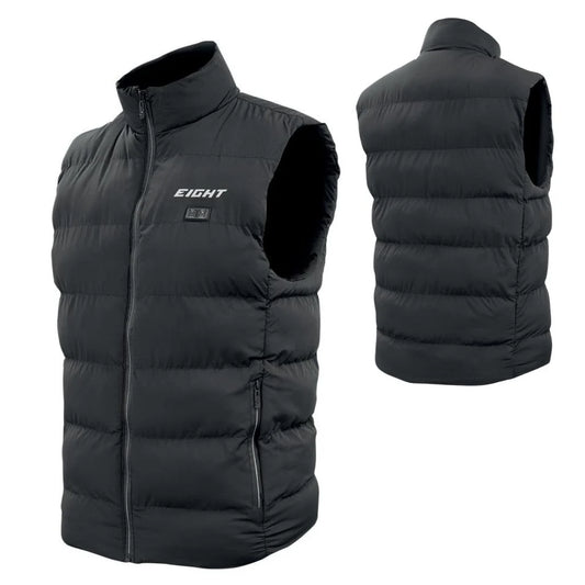 Gilet Chauffant EIGHT MAGMA - 9 Zones Chauffantes - Anti - Froid Professionnel - Moto & Outdoor - LE PRATIQUE DU MOTARD