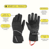 Gants Moto Hiver 100% Imperméable et respirant - POLARIS™ ( homologués ) - LE PRATIQUE DU MOTARD