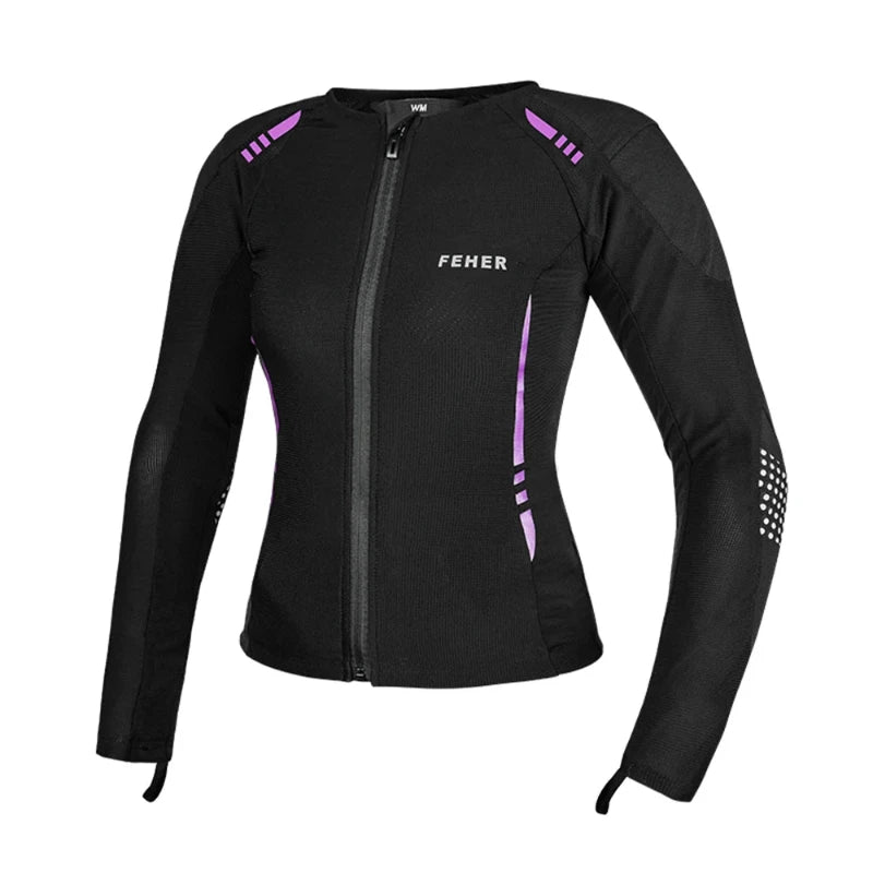 Gilet protection moto été route - EvoShield Femme - LE PRATIQUE DU MOTARD