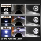 Phare rond moto LED universel 6.5 pouces, - LE PRATIQUE DU MOTARD