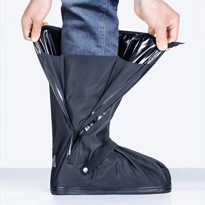 Couvre - chaussures Moto Imperméables - Protection Pluie Semelle Pleine - LE PRATIQUE DU MOTARD