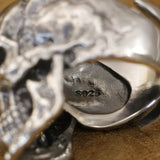 Chevalière motard skull (Argent) - LE PRATIQUE DU MOTARD