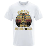 T-shirt motard -Namaste Mother Fucker - LE PRATIQUE DU MOTARD