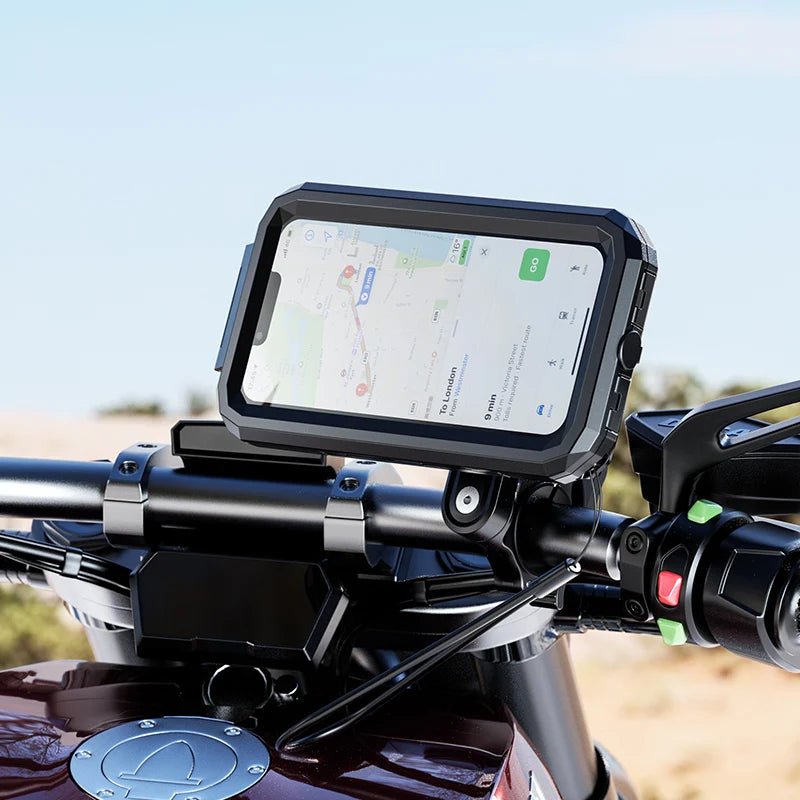 Coque support telephone moto etanche - LE PRATIQUE DU MOTARD