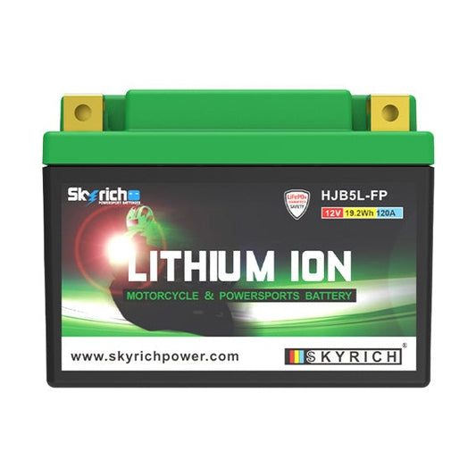 Batterie Moto Lithium 12V — Remplace YB5L-B