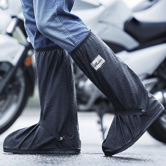 Couvre - chaussures Moto Imperméables - Protection Pluie Semelle Pleine - LE PRATIQUE DU MOTARD