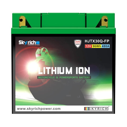Batterie Moto Lithium 12V — Remplace YTX30L-BS