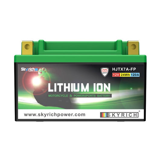 Batterie Moto Lithium 12V — Remplace YTX7A-BS