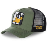 Casquette motard cartoon - Dafy duck Green - LE PRATIQUE DU MOTARD