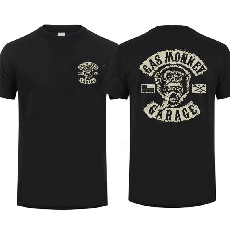 T-shirt motard - Gas Monkey US - LE PRATIQUE DU MOTARD