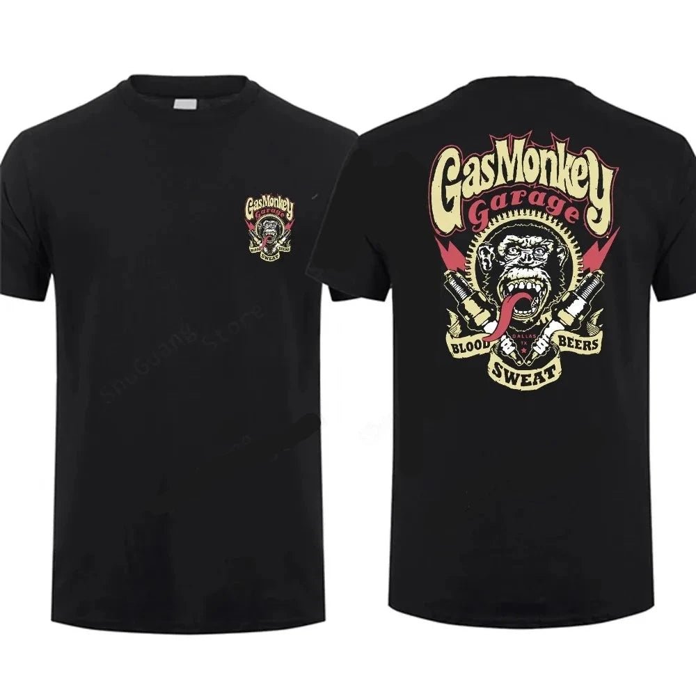 T - shirt - Gas Monkeys Garage - LE PRATIQUE DU MOTARD