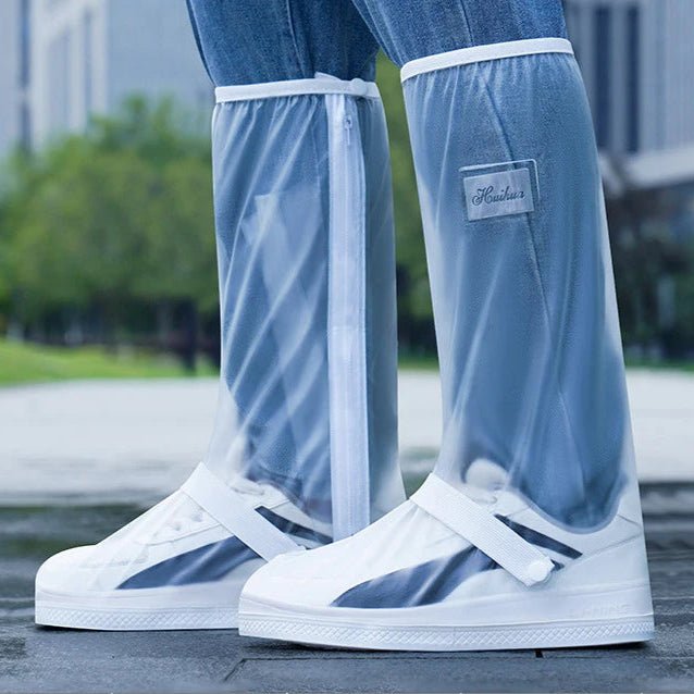 Couvre - chaussures Moto Imperméables - Protection Pluie Semelle Pleine - LE PRATIQUE DU MOTARD