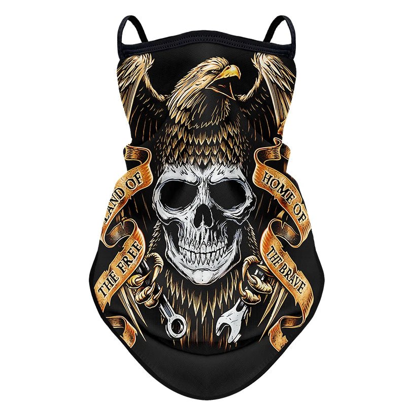 Tour de cou biker - Eagle Skull - LE PRATIQUE DU MOTARD