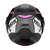 Casque Moto Modulable Spinner Ark Blanc Rose Noir | NOX - LE PRATIQUE DU MOTARD