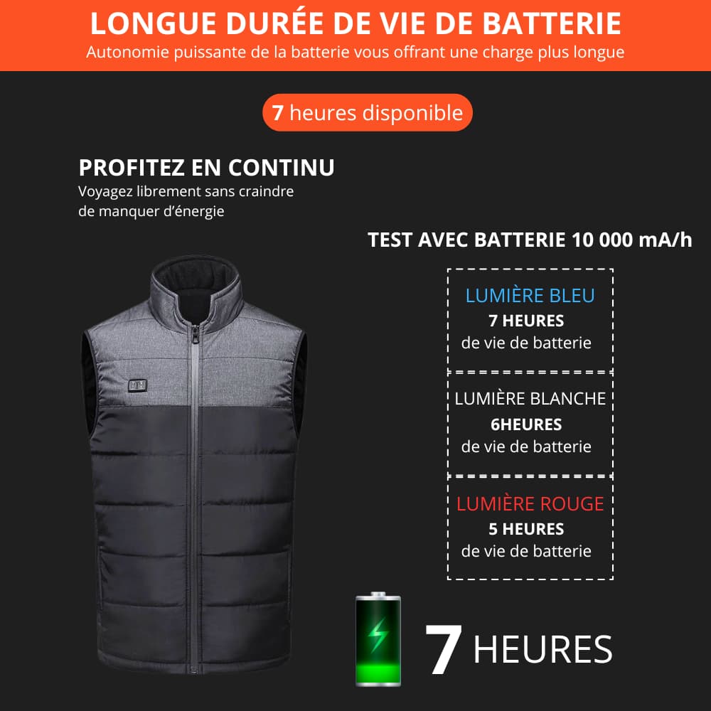 Gilet Chauffant Moto HOTGEAR™ - 21 Zones