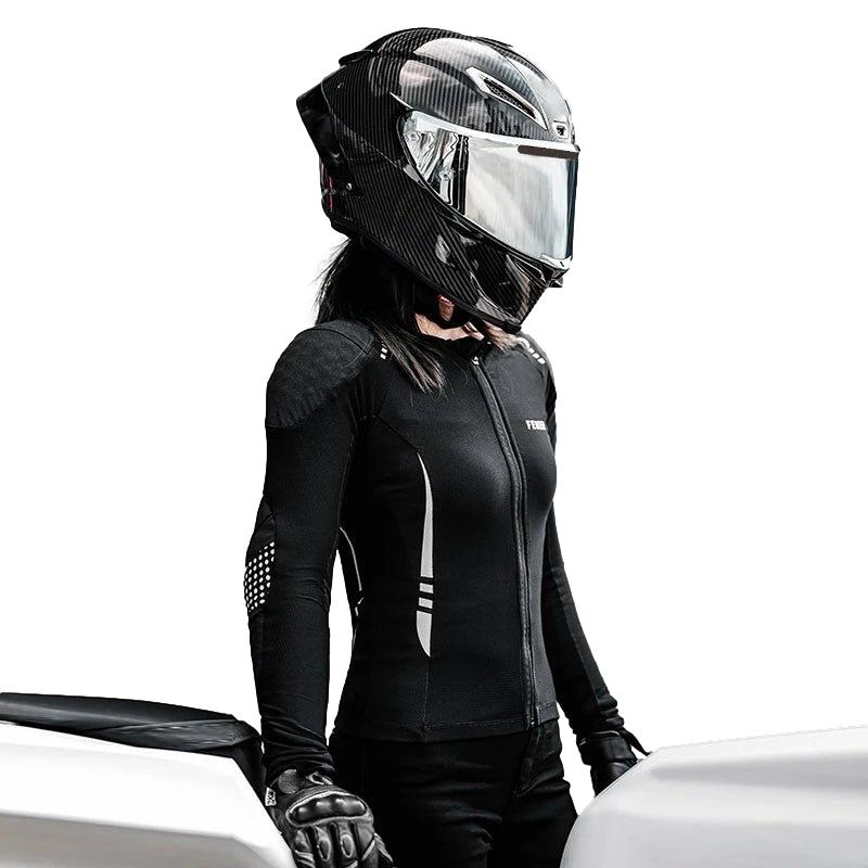 Gilet de Protection Moto Éte pour Femme - EvoShield™ - LE PRATIQUE DU MOTARD