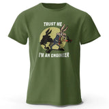 T-shirt humour motard - "Trust Me I Am an Engineer" - LE PRATIQUE DU MOTARD