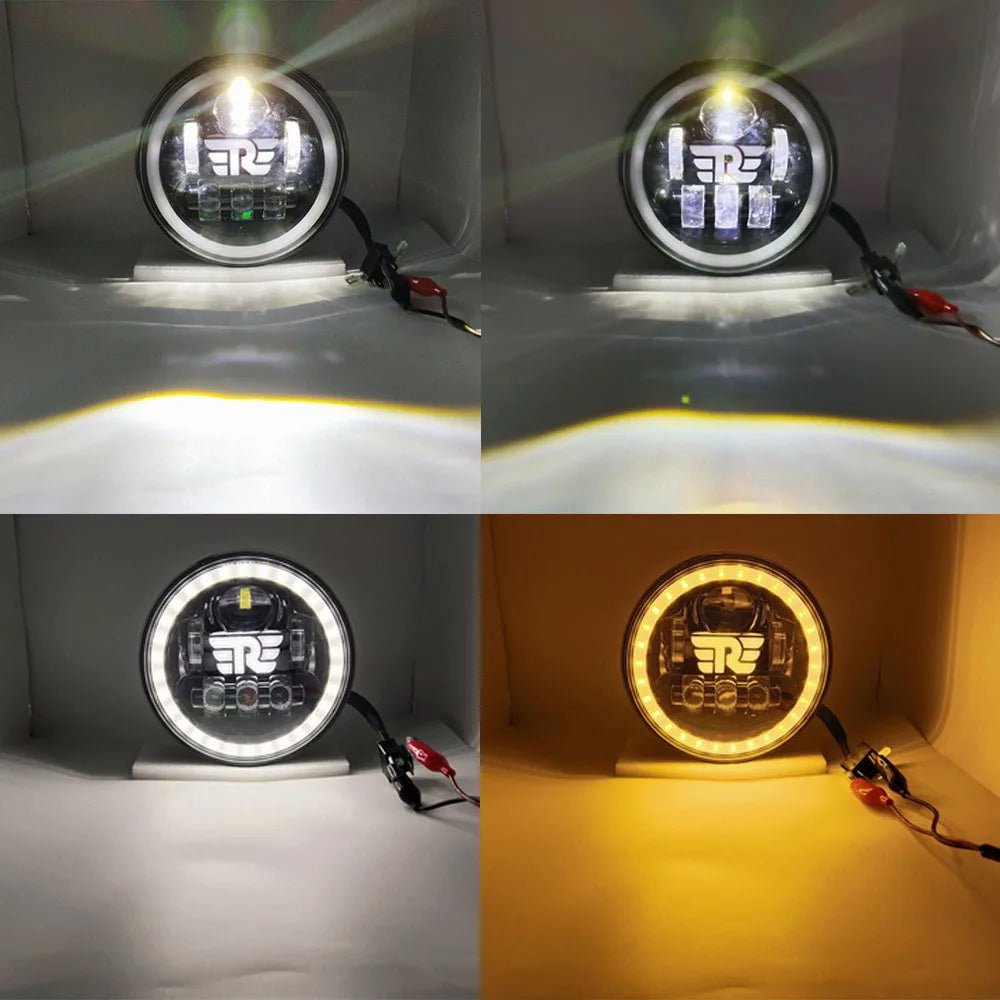 Phare LED moto Royal Enfield - LE PRATIQUE DU MOTARD