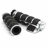 Poignées Moto avec repose main pour Custom Harley & Cruiser | 25mm Chrome - LE PRATIQUE DU MOTARD