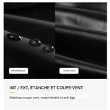 Surbotte pluie moto - RainMaster™ Noir - LE PRATIQUE DU MOTARD