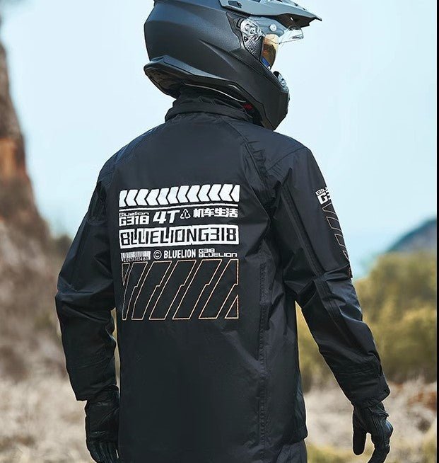 Vêtement de pluie moto Skull Rider™ | Protection ultime contre les intempéries - LE PRATIQUE DU MOTARD