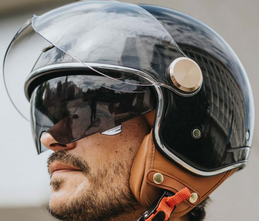 Casque Jet Smart II Noir Brillant — EXKLUSIV