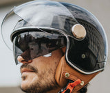 Casque Jet Smart II Noir Brillant — EXKLUSIV