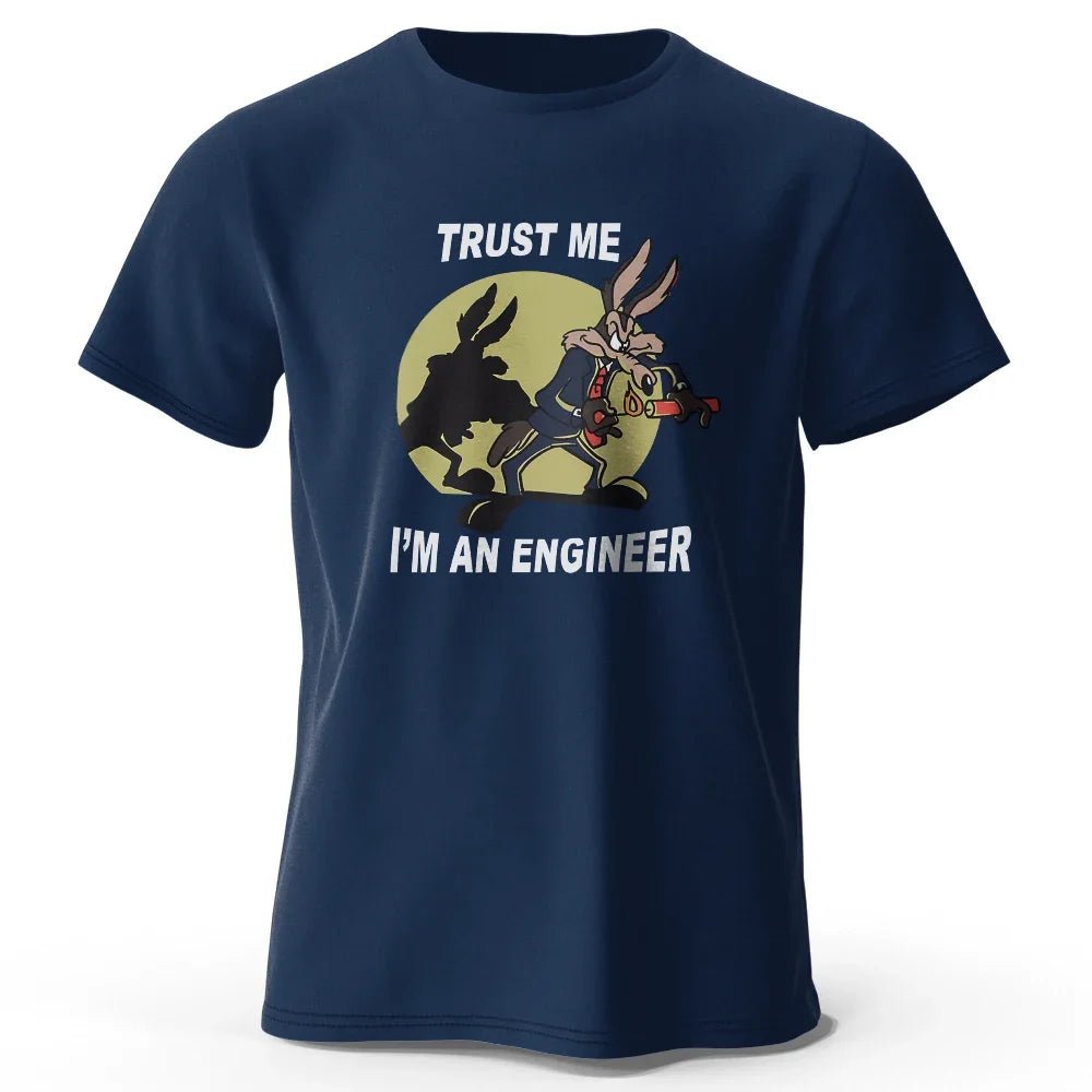 T-shirt humour motard - "Trust Me I Am an Engineer" - LE PRATIQUE DU MOTARD