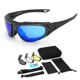 Lunette moto bleu - Full pack C9 - LE PRATIQUE DU MOTARD