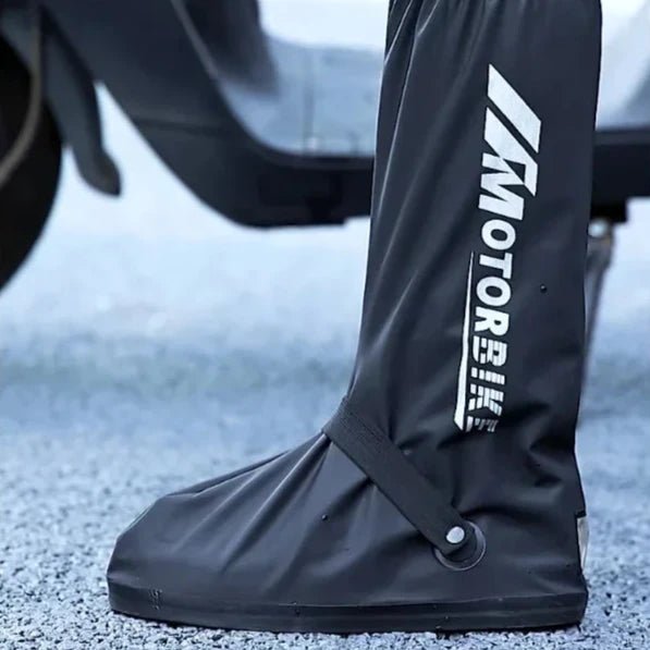 Sur chaussure pluie moto réfléchissante antidérapante - LE PRATIQUE DU MOTARD