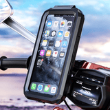 Support de Téléphone Moto Étanche - AquaShield Pro - LE PRATIQUE DU MOTARD