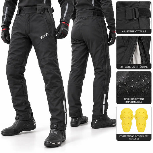 Surpantalon Moto avec Protection CE Niveau 2 | EIZOX™