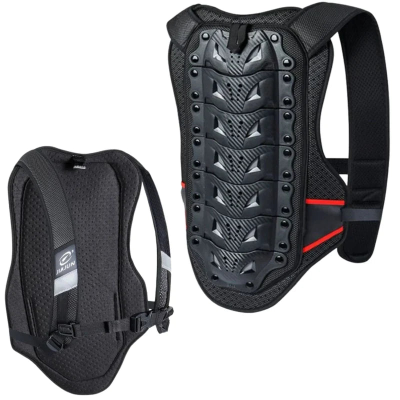 Coque dorsale moto | SteelSpine™ - LE PRATIQUE DU MOTARD