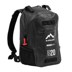 Carbon motorcycle backpack